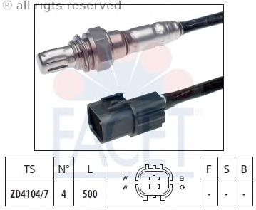 466016355127 Magneti Marelli Sonda lambda, sensor de oxigênio