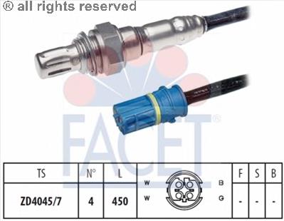97085 NGK Sonda lambda, sensor de oxigênio
