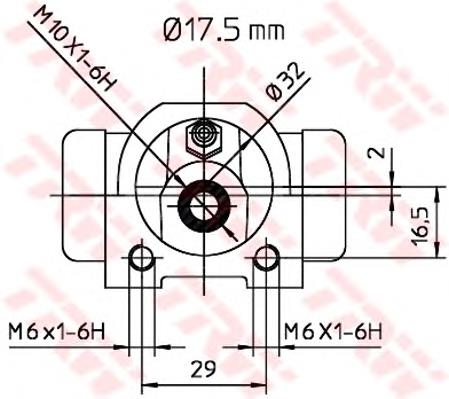 Compre C12850 Samko Cilindro traseiro do freio de rodas de trabalho
