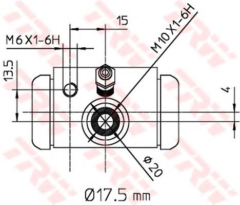 Cilindro traseiro do freio de rodas de trabalho Renault (RVI) 8671020577 preço, a partir de 15,79 USD