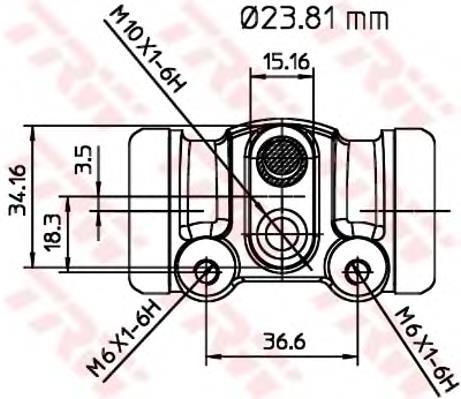 Cilindro traseiro do freio de rodas de trabalho Ford 1954497 preço, a partir de 13,55 USD