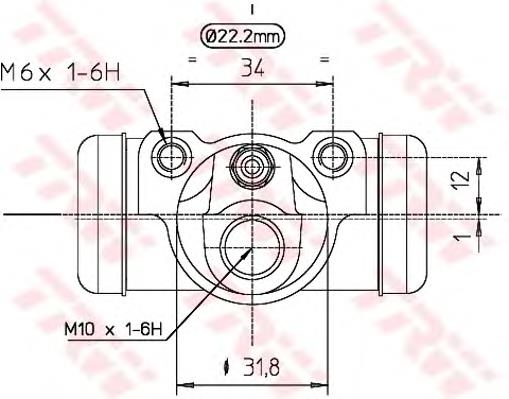 Compre CS172 Japan Parts Cilindro traseiro do freio de rodas de trabalho