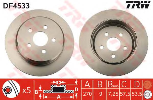 Compre 108541 Febi Disco do freio traseiro