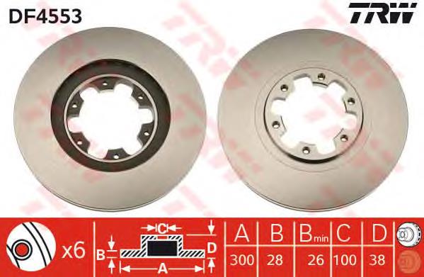 Disco do freio dianteiro Japan Parts DI145C