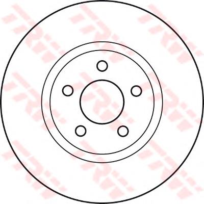 Disco do freio dianteiro 09913381 Brembo