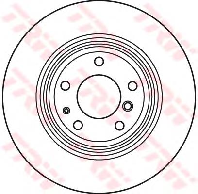 Disco do freio traseiro 34216767062 BMW