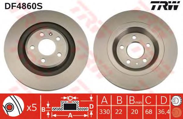 Compre BBD4690 Borg&beck Disco do freio traseiro