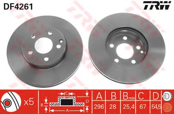 Disco do freio dianteiro Bremsi CD7252V preço, a partir de 46,04 USD