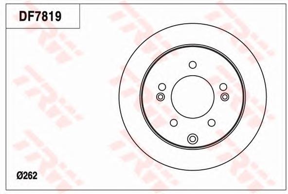 Compre 584110Q300 Hyundai/Kia Disco do freio traseiro