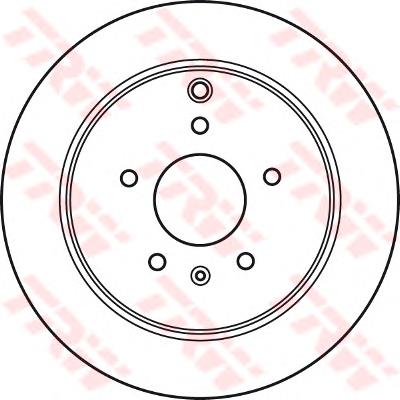 Disco do freio traseiro Japan Parts DPW05C