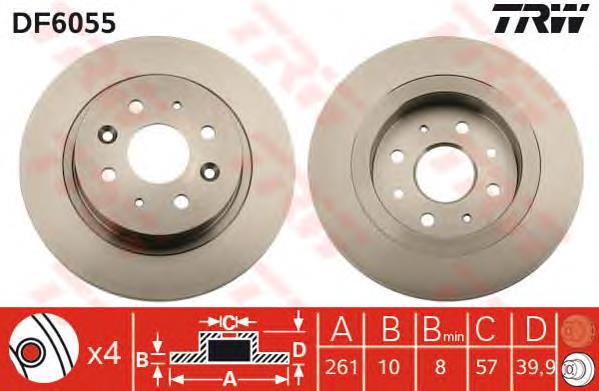 Compre 0K2AA26251A Hyundai/Kia Disco do freio traseiro