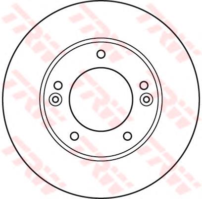 Compre DF6081S TRW Disco do freio dianteiro