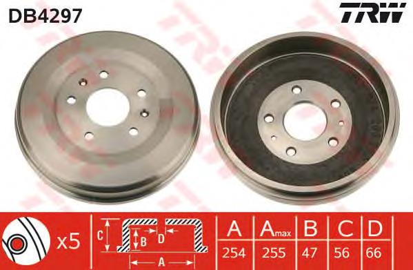 Tambor do freio traseiro Land Rover HRC2712 preço, a partir de 59,54 USD