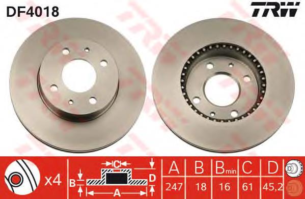 Disco do freio dianteiro Japan Parts DI135C preço, a partir de 30,71 USD