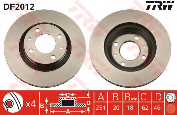 Compre 09530710 Brembo Disco do freio dianteiro