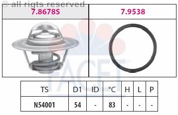 78678 Facet Termostato