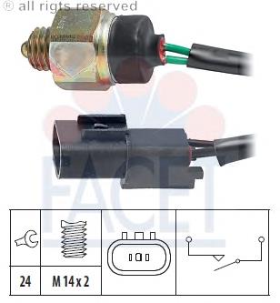 938603A001 Hyundai/Kia Sensor de ativação das luzes de marcha à ré