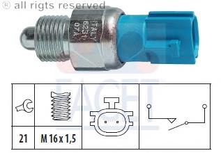 638163 Hans Pries (Topran) Sensor de ativação das luzes de marcha à ré