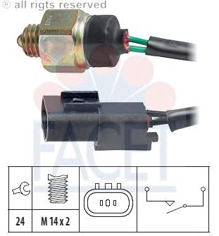 9386002510 Hyundai/Kia Sensor de ativação das luzes de marcha à ré
