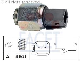 76242 Facet Sensor de ativação das luzes de marcha à ré