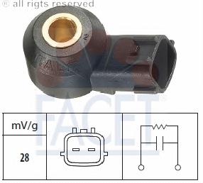 Sensor de detonação 46538111 Fiat/Alfa/Lancia