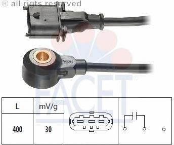 6238181 Opel Sensor de detonação