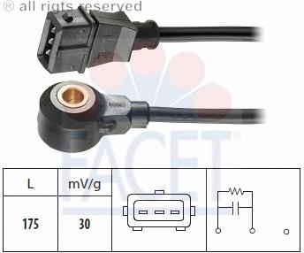 Sensor de detonação FAE 60143 preço, a partir de 30,16 USD