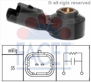 Sensor de detonação Peugeot/Citroen 1920LT preço, a partir de 20,01 USD