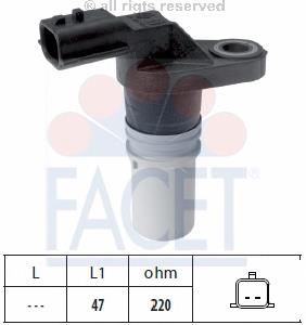 44645 Febi Sensor de posição (de revoluções) de cambota