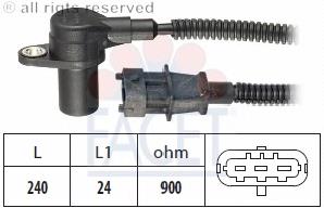 391804A410 Hyundai/Kia Sensor de posição (de revoluções) de cambota