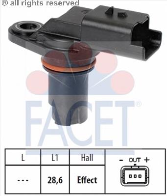 2373100Q0A Nissan/Infiniti Sensor de posição da árvore distribuidora