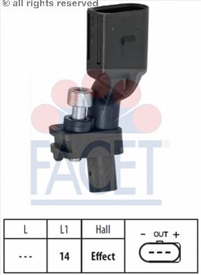 Sensor de posição (de revoluções) de cambota VALEO 366150 preço, a partir de 38,30 USD