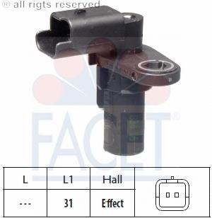 2375000Q0D Renault (RVI) Sensor de posição (de revoluções) de cambota