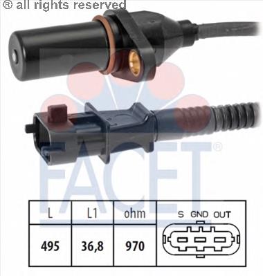623119 Hans Pries (Topran) Sensor de posição (de revoluções) de cambota
