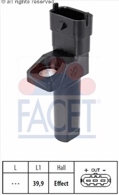 81115 NTK Sensor de posição (de revoluções) de cambota