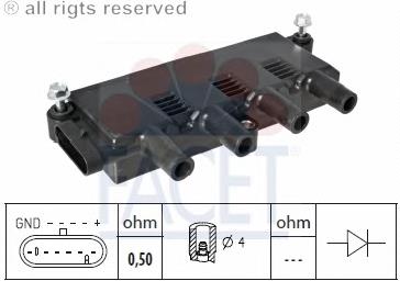 RECSIC740030 Recoficial Bobina de ignição