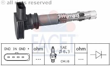 96326 Facet Bobina de ignição