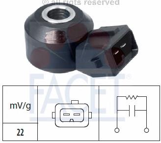 Sensor de detonação FAE 60220 preço, a partir de 23,87 USD
