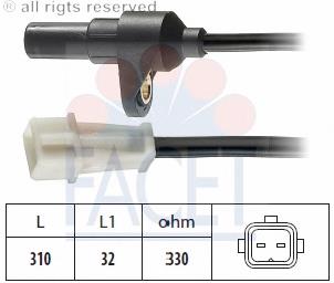 Sensor de posição (de revoluções) de cambota 79084 FAE