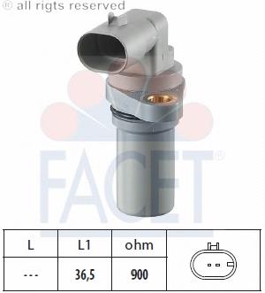 366422 VALEO Sensor de posição (de revoluções) de cambota