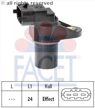 90459 Facet Sensor de posição da árvore distribuidora