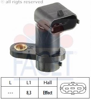 Sensor de posição da árvore distribuidora ECPPL041 NTY