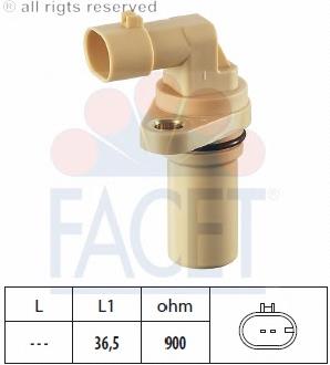 93179433 General Motors Sensor de posição (de revoluções) de cambota