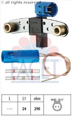 Sensor de posição (de revoluções) de cambota A2C59514015 Continental/Siemens