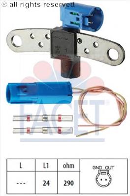 90543K Facet Sensor de posição (de revoluções) de cambota