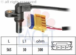 Sensor de velocidade Peugeot/Citroen 252929