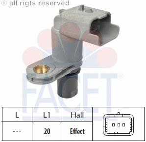 9644549280 Peugeot/Citroen Sensor de posição da árvore distribuidora