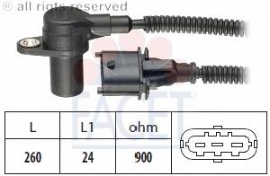 391804A111 Hyundai/Kia Sensor de posição (de revoluções) de cambota