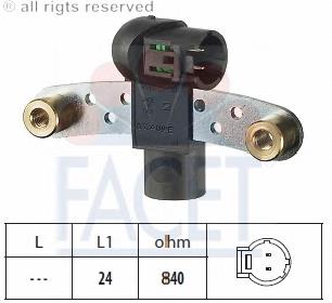 Sensor de posição (de revoluções) de cambota FAE 79163 preço, a partir de 31,71 USD