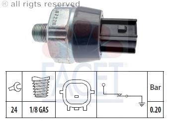 252404M400 Renault (RVI) Sensor de pressão de óleo